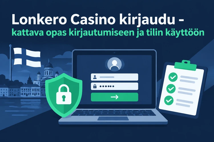 Lonkero Casino kirjaudu - kattava opas kirjautumiseen ja tilin käyttöön