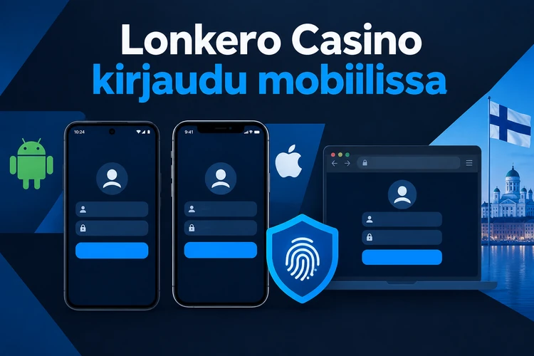 Näin kirjaudut Lonkero Casino -tilille