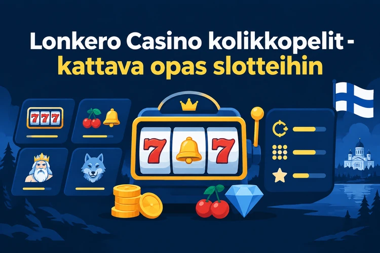 Lonkero Casino kolikkopelit - kattava opas slotteihin