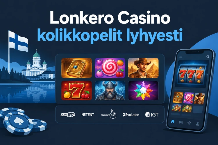 Lonkero Casino kolikkopelit lyhyesti
