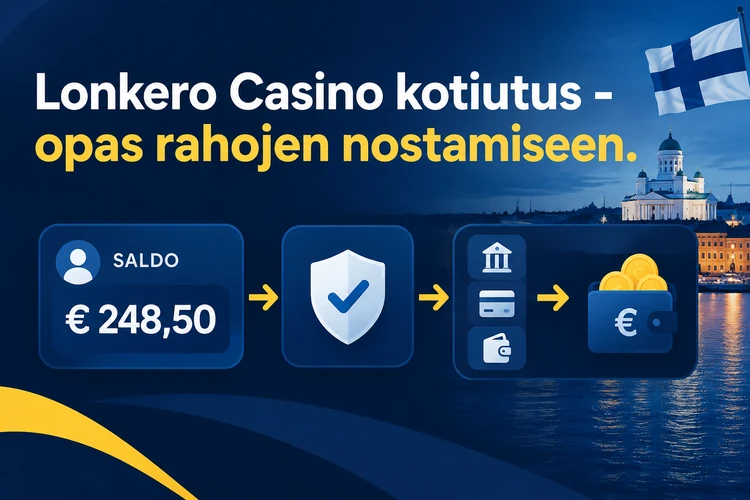 Lonkero Casino kotiutus - opas rahojen nostamiseen